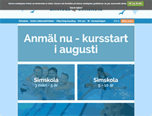 Tablet Screenshot of linneassimskola.se